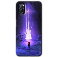 Oppo A92 Wanderer Silhouette Baskılı Uyumlu Silikon Kılıf