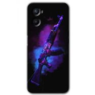 Oppo A96 AK Baskılı Uyumlu Silikon Kılıf