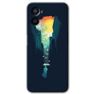 Oppo A96 City Bird Sky Baskılı Uyumlu Silikon Kılıf