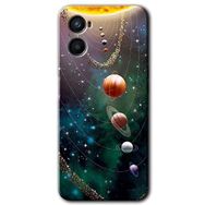 Oppo A96 Cosmos Baskılı Uyumlu Silikon Kılıf