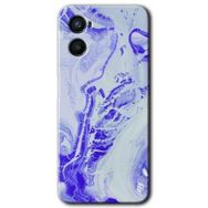 Oppo A96 Cranny Liquid Wall Baskılı Uyumlu Silikon Kılıf