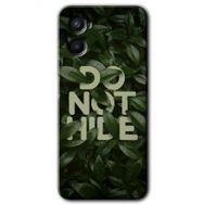 Oppo A96 Do Not Hide Baskılı Uyumlu Silikon Kılıf