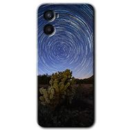Oppo A96 Eclipse Sky Baskılı Uyumlu Silikon Kılıf