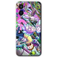 Oppo A96 Graffiti Çizgi Film Baskılı Uyumlu Silikon Kılıf