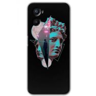 Oppo A96 Heykel Baskılı Uyumlu Silikon Kılıf