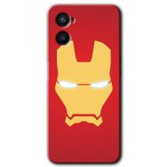 Oppo A96 İronMan Baskılı Uyumlu Silikon Kılıf