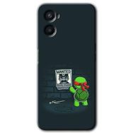 Oppo A96 Kaplumbağa Avcısı Baskılı Uyumlu Silikon Kılıf