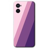 Oppo A96 Oblique Baskılı Uyumlu Silikon Kılıf