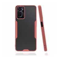 Oppo A96 Platin Silikon Pembe Kılıf