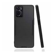 Oppo A96 Platin Silikon Siyah Kılıf