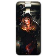 Oppo A96 V for Fire Baskılı Uyumlu Silikon Kılıf