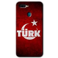 Oppo AX7 Ayyıldız Türk Baskılı Uyumlu Silikon Kılıf