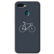 Oppo AX7 Bike Baskılı Uyumlu Silikon Kılıf