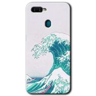 Oppo AX7 Dalga Baskılı Uyumlu Silikon Kılıf