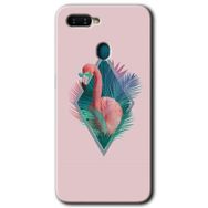 Oppo AX7 Flamingo Baskılı Uyumlu Silikon Kılıf