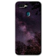 Oppo AX7 Gece Galaksi Baskılı Uyumlu Silikon Kılıf