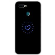 Oppo AX7 Heart Strokes Baskılı Uyumlu Silikon Kılıf