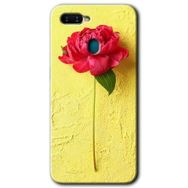 Oppo AX7 Kırmızı Gül Baskılı Uyumlu Silikon Kılıf