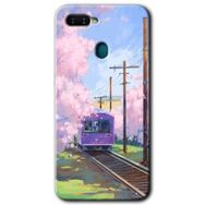 Oppo AX7 Rails Paint Baskılı Uyumlu Silikon Kılıf