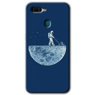 Oppo AX7 Uzay İşçisi Baskılı Uyumlu Silikon Kılıf