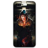 Oppo AX7 V for Fire Baskılı Uyumlu Silikon Kılıf