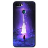 Oppo AX7 Wanderer Silhouette Baskılı Uyumlu Silikon Kılıf