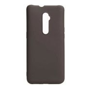 Oppo Reno 10x Zoom Siyah Kılıf Silikon Karbon Serisi Mat Fiber Negro Kapak