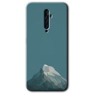 Oppo Reno 2Z Alone Mountain Baskılı Uyumlu Silikon Kılıf