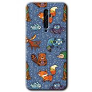 Oppo Reno 2Z Animals Funny Baskılı Uyumlu Silikon Kılıf