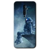 Oppo Reno 2Z Astronot Yalnızlığı Baskılı Uyumlu Silikon Kılıf