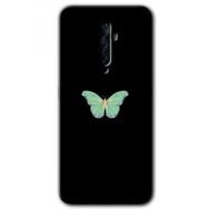 Oppo Reno 2Z Butterfly Tree Baskılı Uyumlu Silikon Kılıf