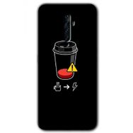 Oppo Reno 2Z Coffee Battery Baskılı Uyumlu Silikon Kılıf