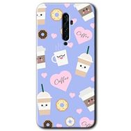 Oppo Reno 2Z Coffee Cake Baskılı Uyumlu Silikon Kılıf