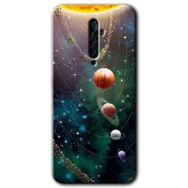Oppo Reno 2Z Cosmos Baskılı Uyumlu Silikon Kılıf