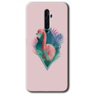 Oppo Reno 2Z Flamingo Baskılı Uyumlu Silikon Kılıf