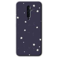 Oppo Reno 2Z Gökyüzü Yıldız Baskılı Uyumlu Silikon Kılıf