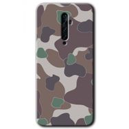 Oppo Reno 2Z Kamuflaj 11 Baskılı Uyumlu Silikon Kılıf