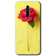 Oppo Reno 2Z Kırmızı Gül Baskılı Uyumlu Silikon Kılıf