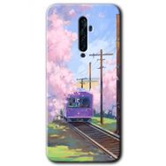 Oppo Reno 2Z Rails Paint Baskılı Uyumlu Silikon Kılıf