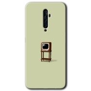 Oppo Reno 2Z Retro TV Baskılı Uyumlu Silikon Kılıf