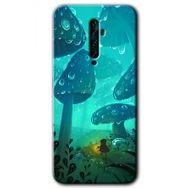 Oppo Reno 2Z Silhoutte Dropss Baskılı Uyumlu Silikon Kılıf