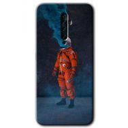 Oppo Reno 2Z Smoke Astronot Baskılı Uyumlu Silikon Kılıf