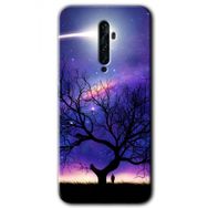 Oppo Reno 2Z Uzay Silüet Baskılı Uyumlu Silikon Kılıf