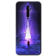 Oppo Reno 2Z Wanderer Silhouette Baskılı Uyumlu Silikon Kılıf
