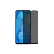 Oppo Reno 3 5D Ekran Koruyucu Kırılmaz Cam Karartmalı Hayalet Cam Privacy Tam Kapatan