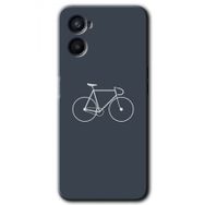 Oppo Reno 3 Bike Baskılı Uyumlu Silikon Kılıf