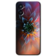 Oppo Reno 3 Çiçek Motif Baskılı Uyumlu Silikon Kılıf