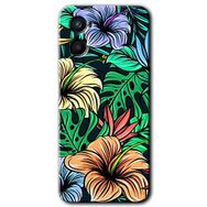 Oppo Reno 3 Hibiscus Flowers Baskılı Uyumlu Silikon Kılıf