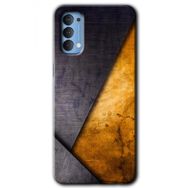 Oppo Reno 4 Abstract 3 Baskılı Uyumlu Silikon Kılıf