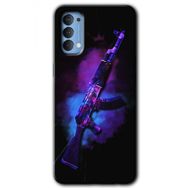 Oppo Reno 4 AK Baskılı Uyumlu Silikon Kılıf